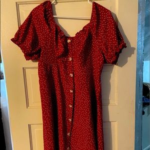 Red polka dot